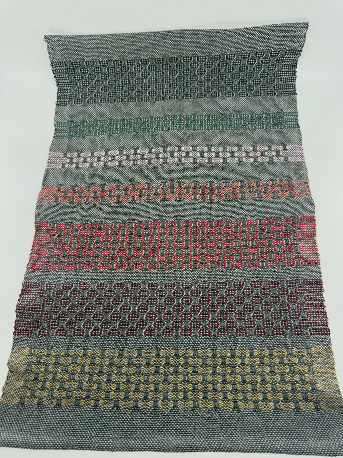 Huck Ovals - 4-Shaft Weaving Towel or Placemat Pattern