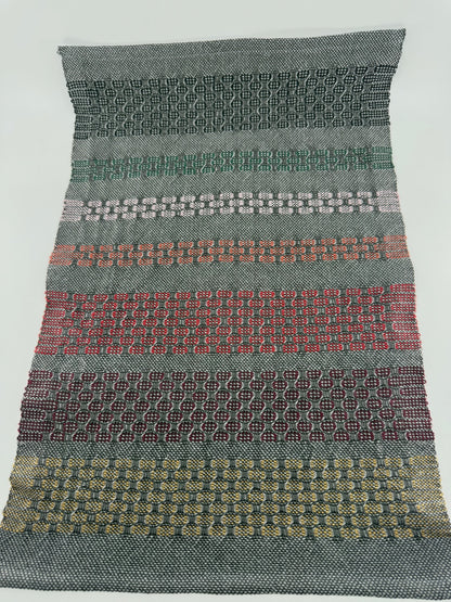 Huck Ovals - 4-Shaft Weaving Towel or Placemat Pattern