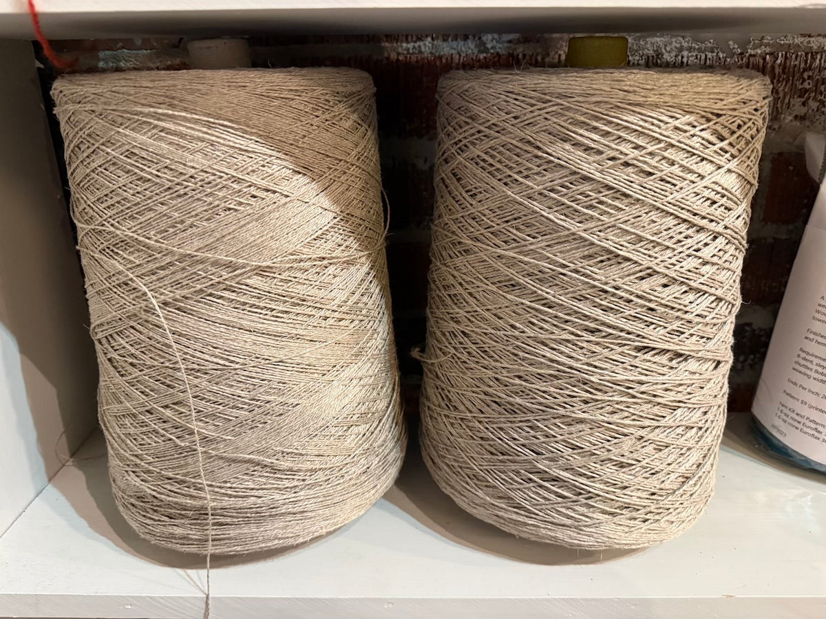 Linen Rug Warp - 100% Wetspun Longline Linen - High Twist - Belgium ...