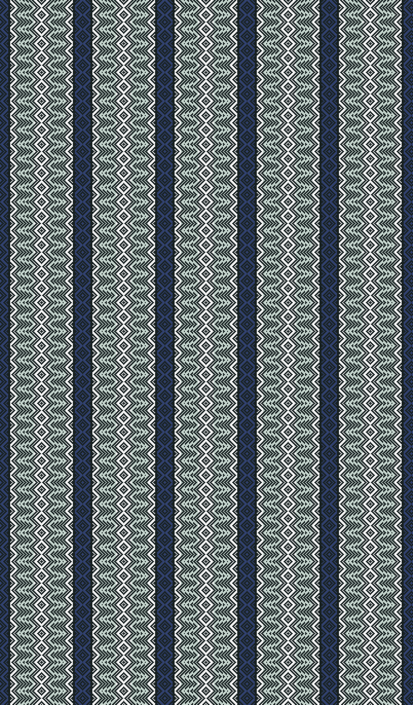 Twill Fun Towel Pattern, WIF and Yarn Kit - 8-shaft