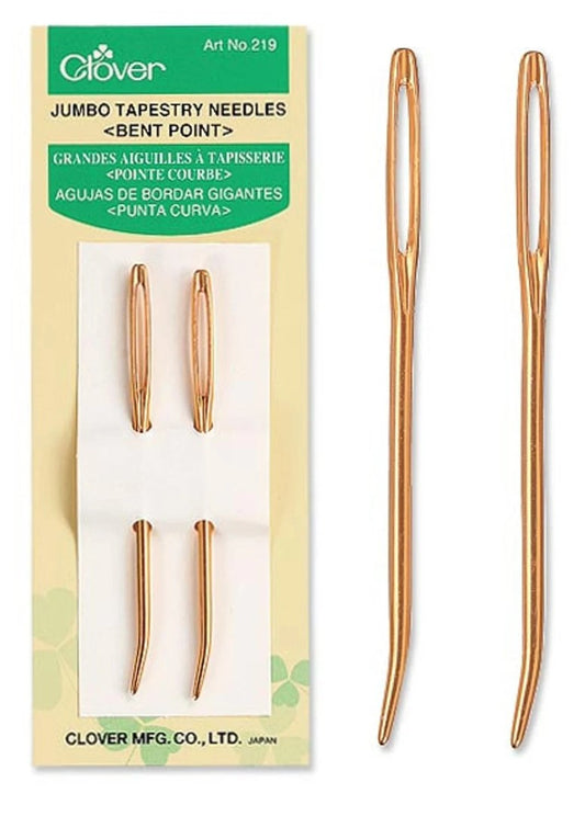 Clover Jumbo Tapestry Needles - Bent Tip