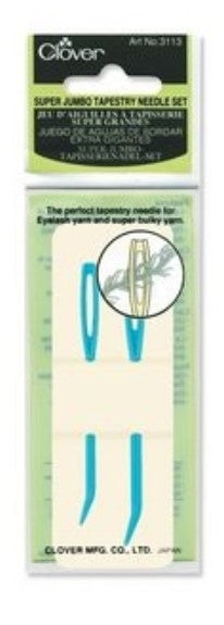 Clover Super Jumbo Tapestry Needles - Bent Tip