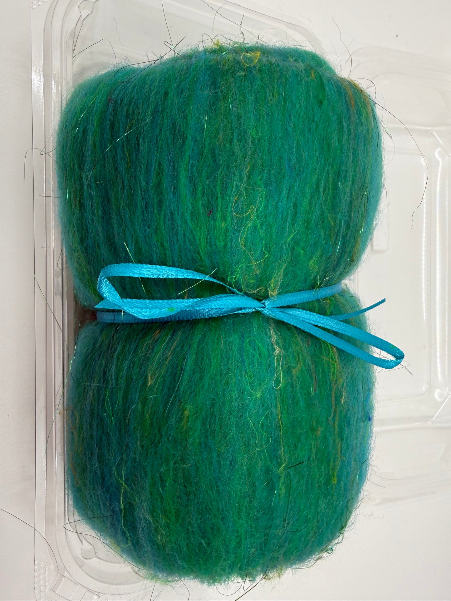 Mixed Fiber Batt - Mixed Wool blend, Silk, Angelina