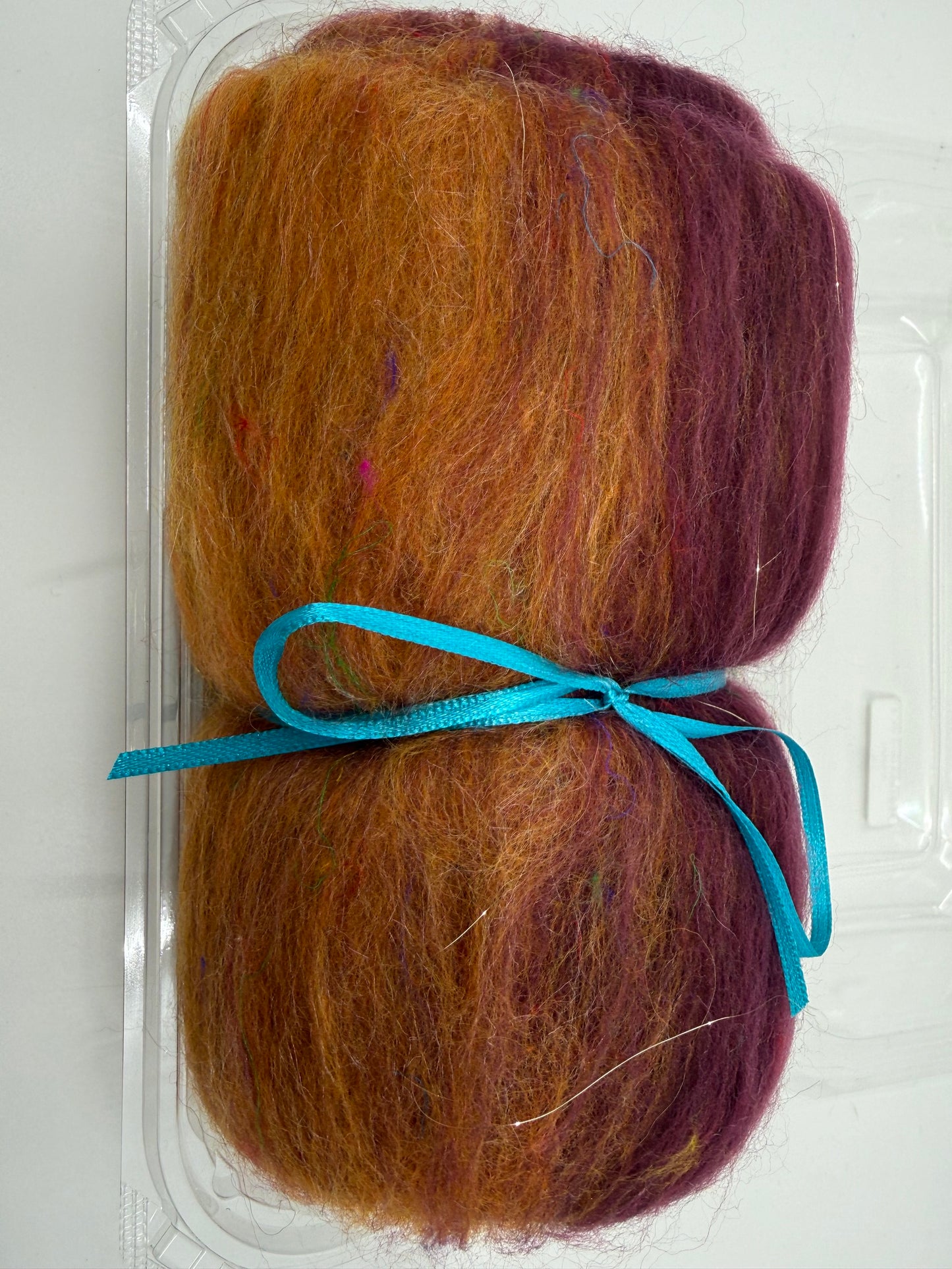 Mixed Fiber Batt - Wool, Silk, Angelina