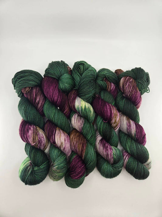Lofty Hand Dyed Sport weight yarn