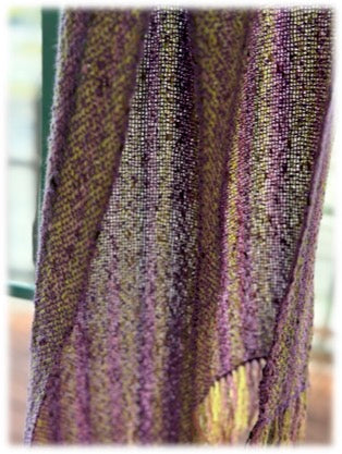 Summer Sesame Boucle Scarf - Rigid Heddle or Multi-Shaft