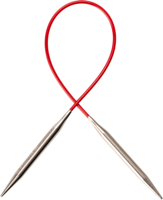 ChiaoGoo Red and Red Lace Circular Needles