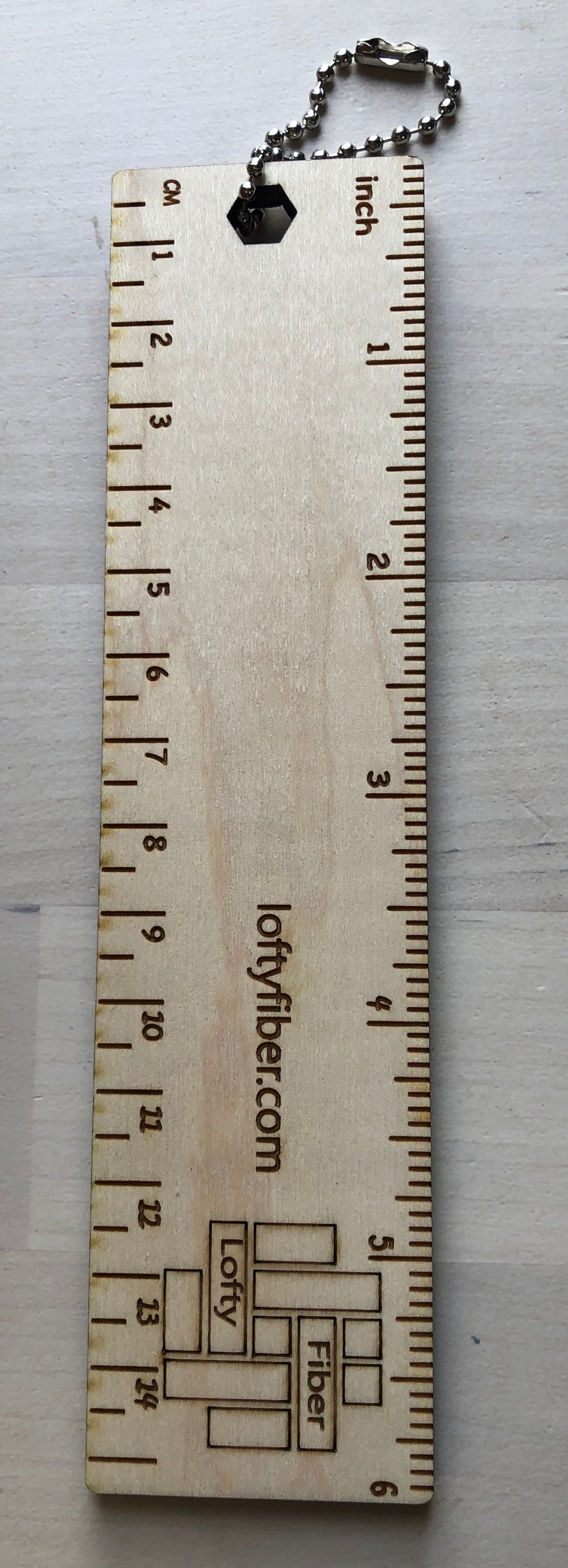 Mini Ruler 6 Inches LoftyFiber 6-Inch Ruler