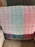 Baby Blankets - Make 2 - Undulating Twill with Rosepath Treadling - Pattern and Yarn Kit