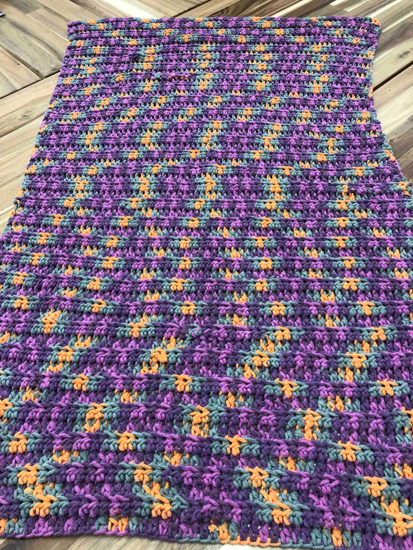 LoftyFiber Easy Crocheted Baby Blanket