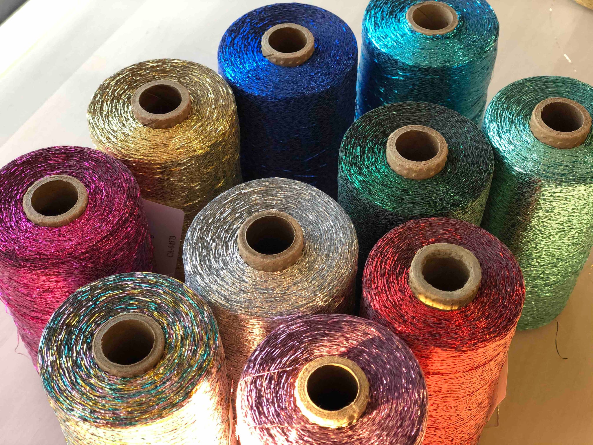 Gold Metallic Yarn, Crocheting Knitting Sparkling Glitter Yarn