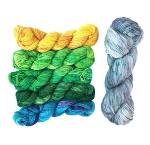 Wonderland Yarn - Fade Combo Shawl Kit
