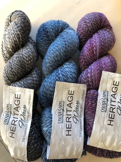 Heritage Wave - Superwash Merino and Nylon Blend