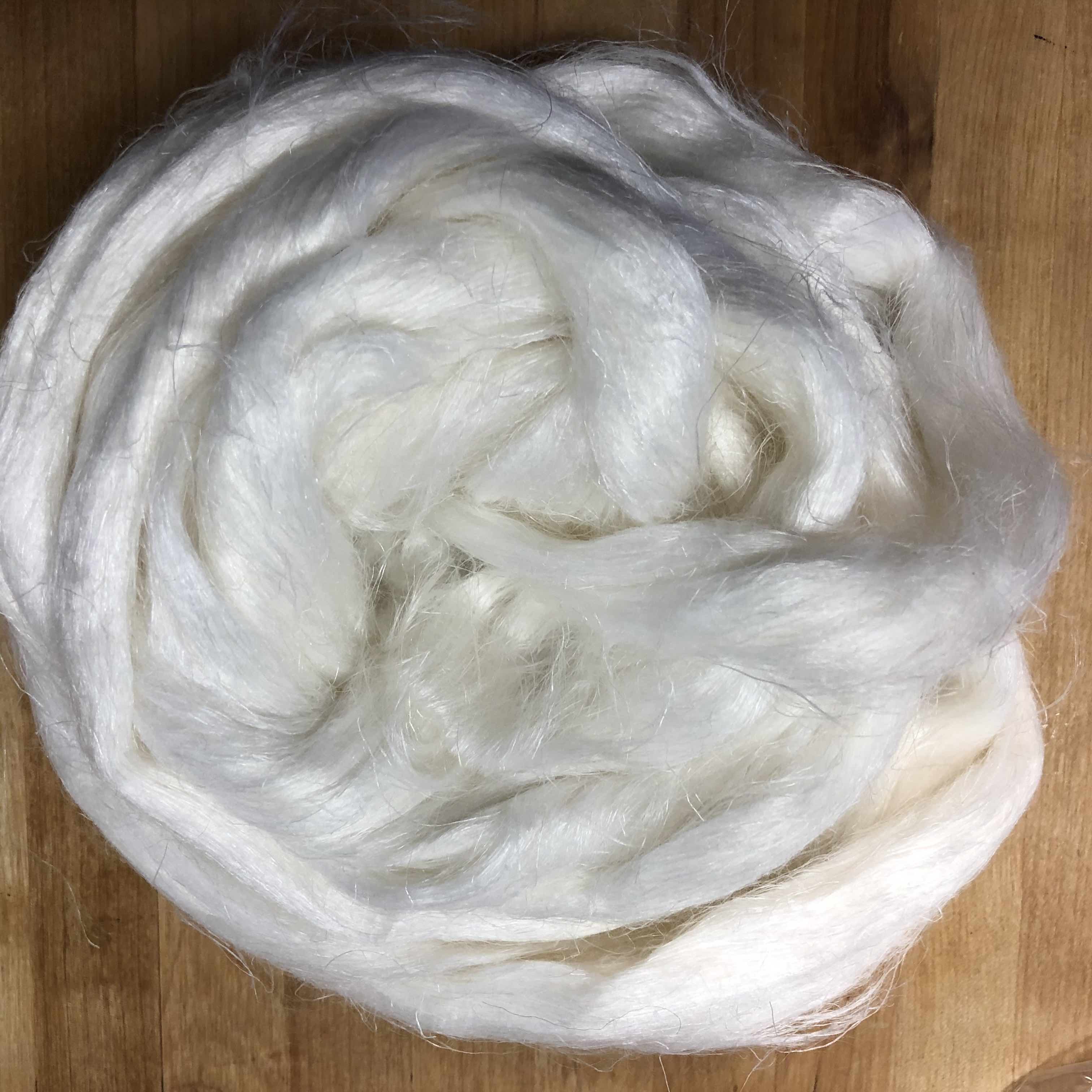Flax Roving for Spinning - Bleached and Unbleached – LoftyFiber