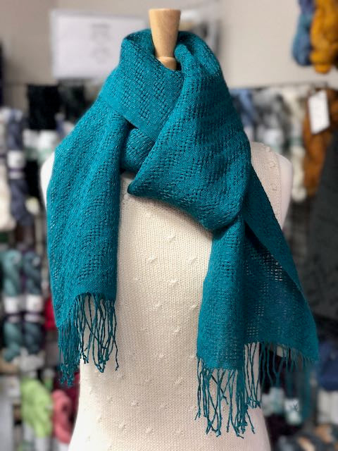 Huck Lace Scarf in Euroflax