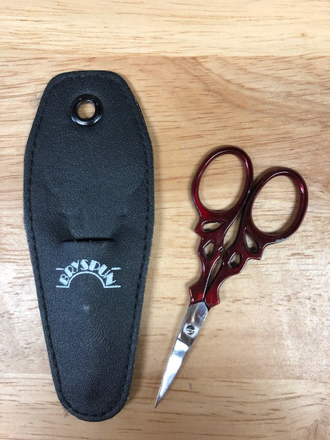 Bryspun Scissors with Leather Pouch