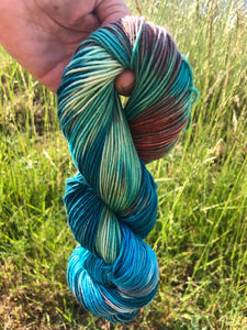 Hand Dyed - Worsted Weight - US Sourced Merino and CashStyle Nylon