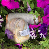 Linen, Mohair and Silk Multicolored Scarf - Quick and Easy Scarf Kit