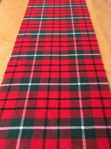 Christmas Tartan Runner Weaving Pattern and WIF