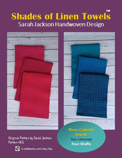 Shades of Linen Towels - Sarah Jackson Design - Pattern Download