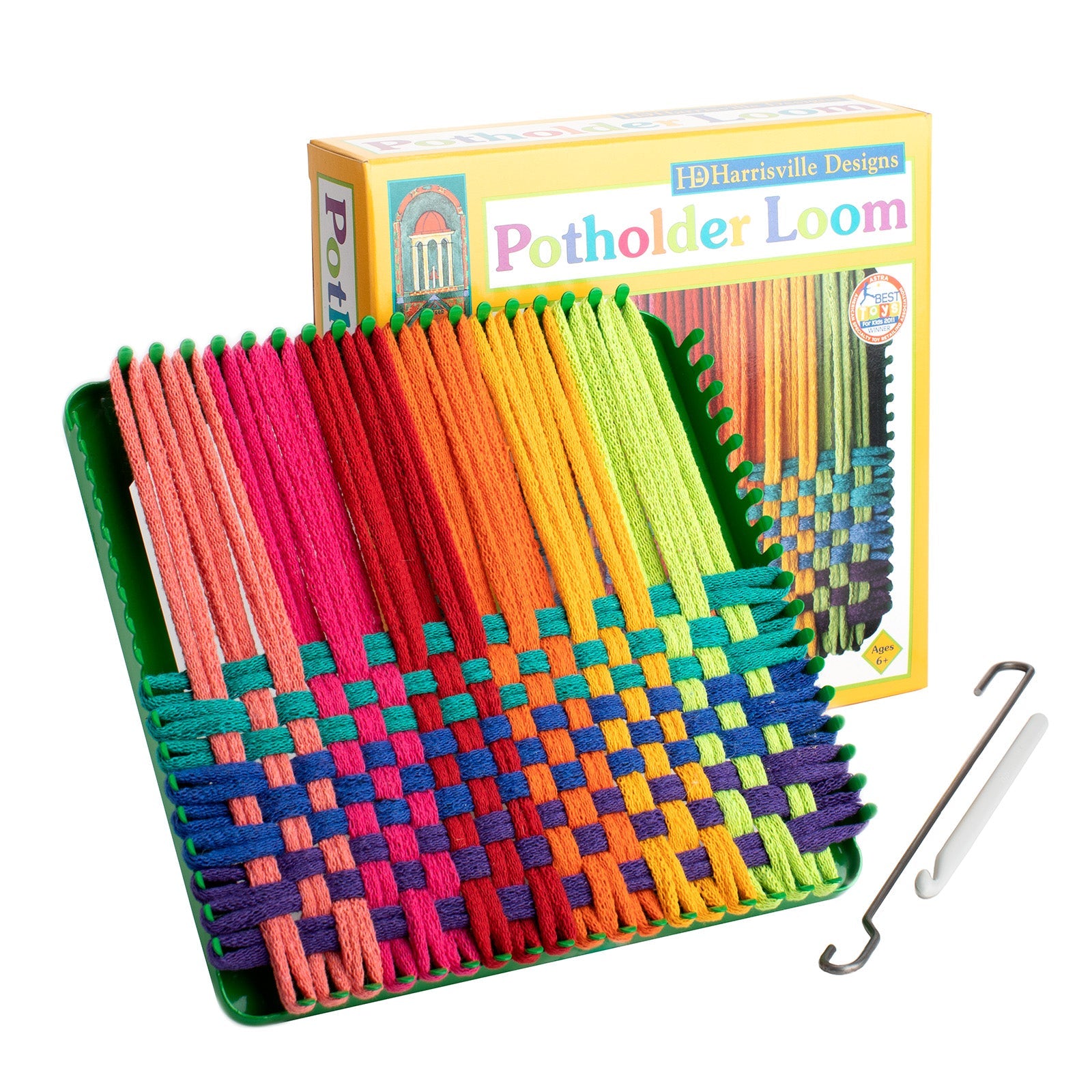 Potholder Loom Kit - Traditional Size - Friendly Loom by Harrisville Designs