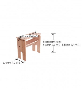 Ashford Hobby Bench 2 - Lacquered