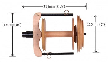 Ashford Sliding Hook Flyer Jumbo - Double Drive - Natural